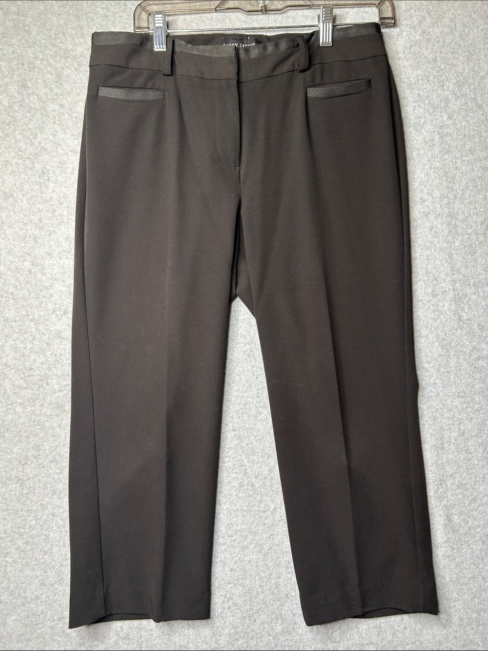 Larry Levine Black Slim Dress Pants